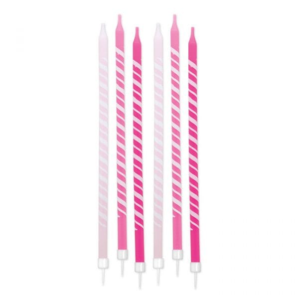 Candele stripes Fuxia