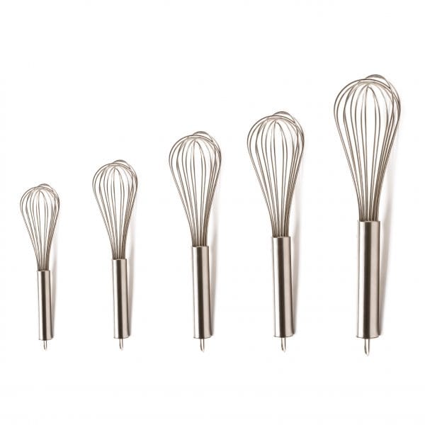 Set Di 6 Mini Fruste In Acciaio Inox 17,8 Cm - Piccole, Portatili, Per Montare E Mescolare In Tazza - Manico Ergonomico, Ideali Per Cucina E Campeggio