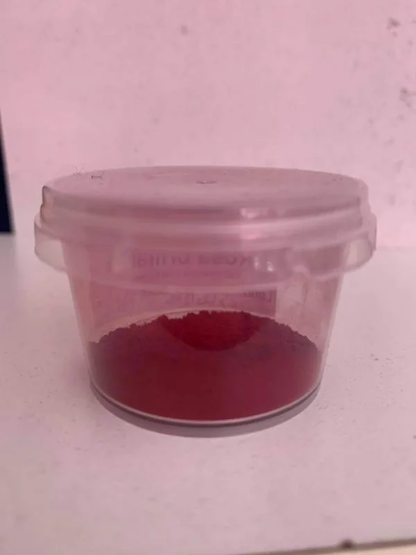 Colore in polvere Rosso brillante