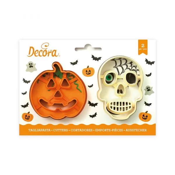 Taglia biscotti zucca teschio