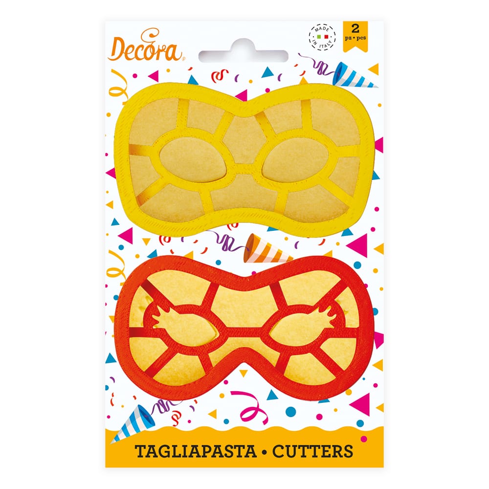 Formina Maschera Carnevale Cuori formine per biscotti cookie