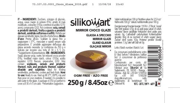 GLASSA A SPECCHIO CIOCCOLATO - immagine 2