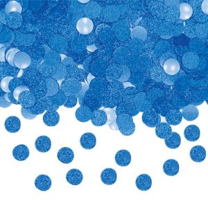 coriandoli blu glitter