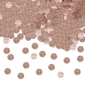 coriandoli rosa gold glitter