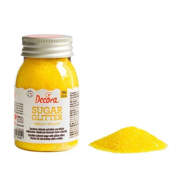 ZUCCHERO GLITTER GIALLO - immagine 2