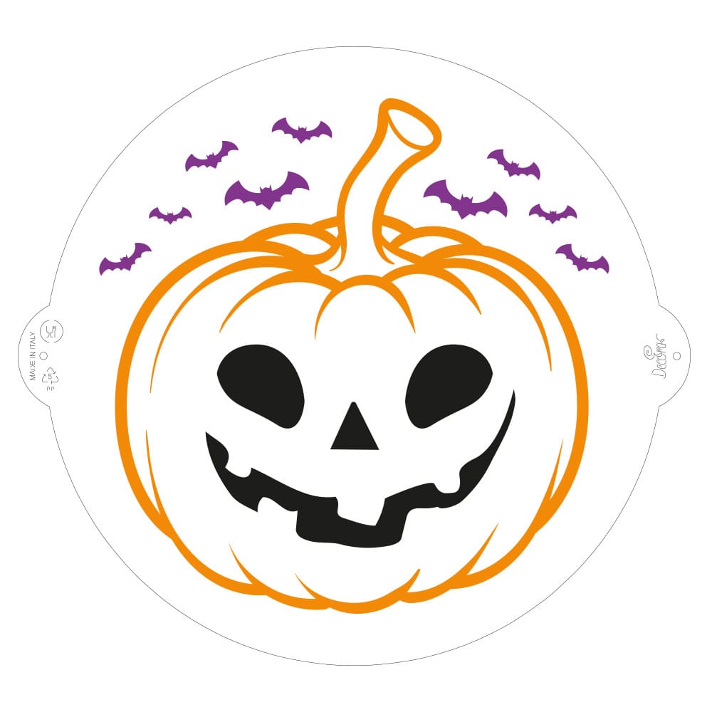 Stencil decorativo per torte halloween - Prodotti per dolci - Tortemania